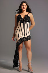 Lolic Lace Midi Bandage Dress