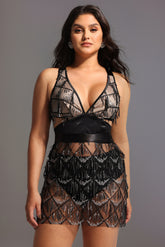 Louisa Mini Dress - Black