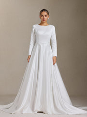 Marcia Long sleeves Row buckle Maxi Dress