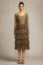 Hella Long Sleeves Lace Maxi Dress