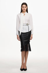 Werza Chic Top And Belt Set