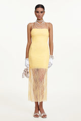 Doe Classic Contour Sleeveless Lace Maxi Dress
