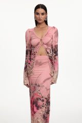 Ninao Chic Contour Woven Knit Top or Maxi Skirt