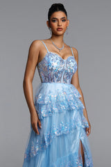 Ivy Romantic Tailored Embellished Sequin Maxi Dress