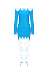 Quana Mini Dress - Blue