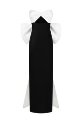 Raidah Sleeveless Bow Hollowed out Bandage Maxi Dress