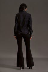 Shaylah Polo Neck Long Sleeves Blouse