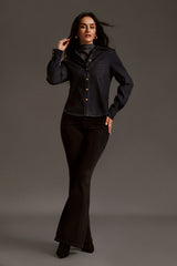 Shaylah Polo Neck Long Sleeves Blouse