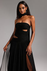 Neal Sleeveless Hollow Out Maxi Dress