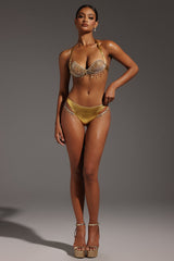 Leanna Halter Diamond Tassel Bikini