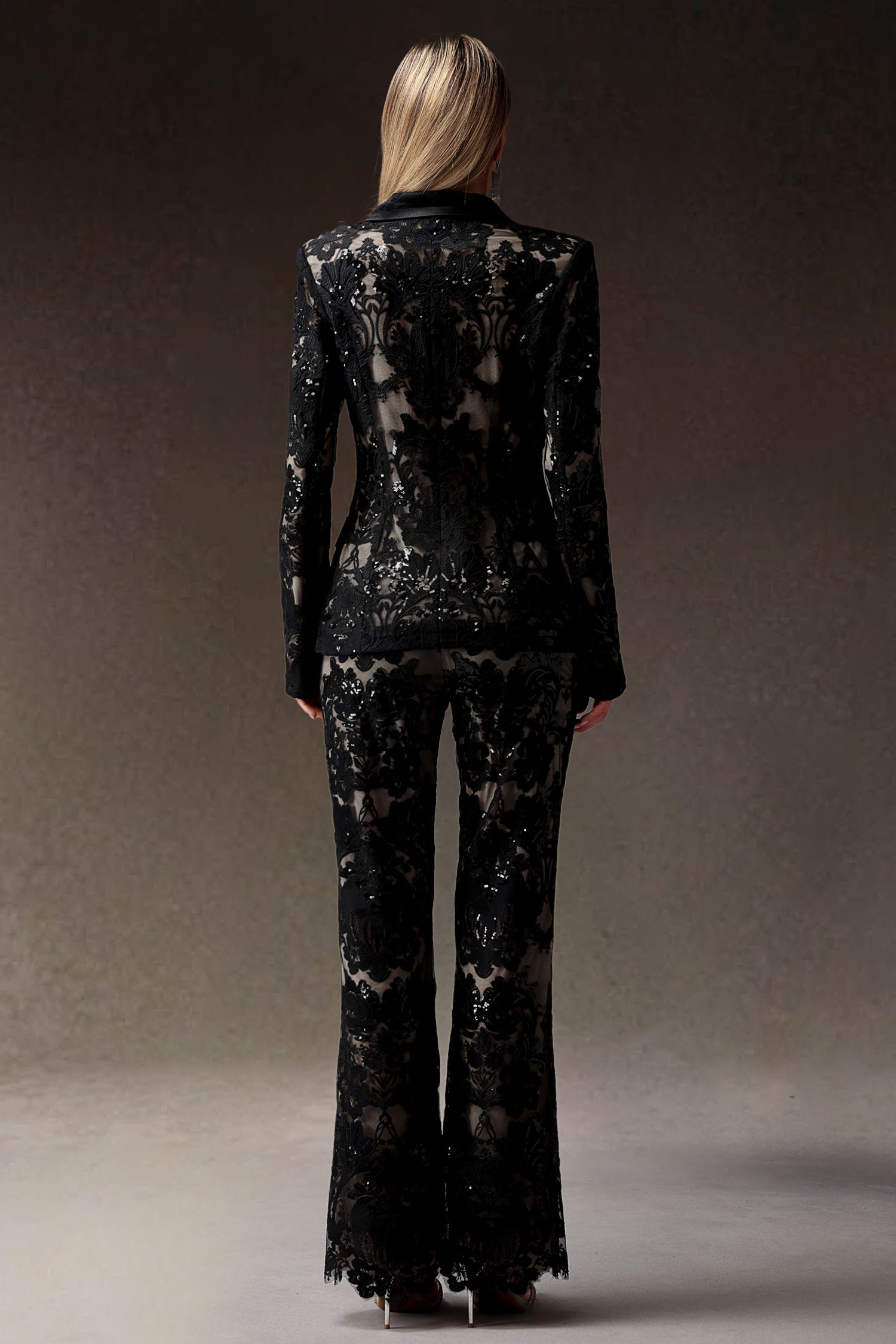 Rola V-neck Lace Printing Suit