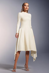 Sylvia Long Sleeves Midi Dress
