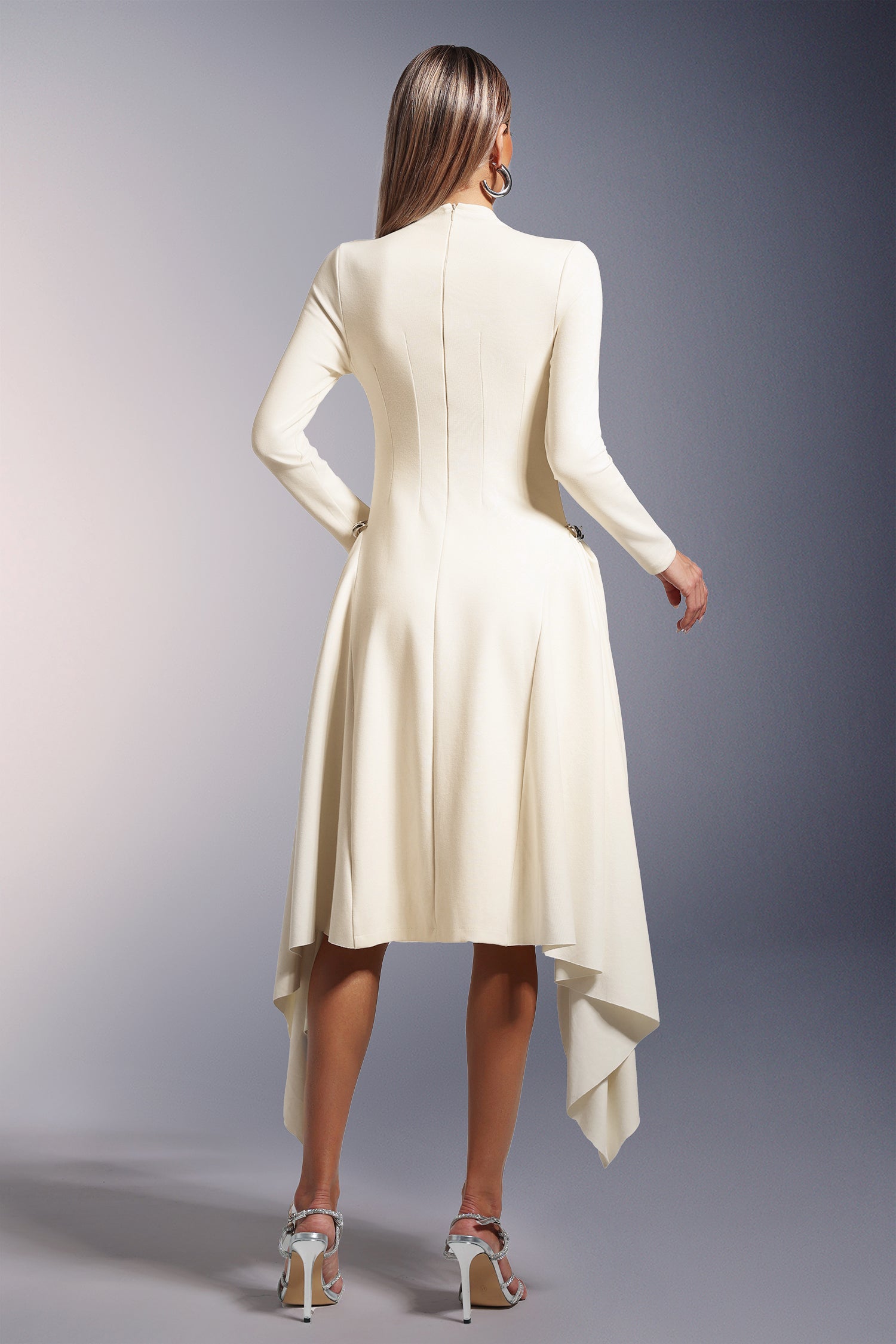 Sylvia Long Sleeves Midi Dress