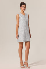 Giacinta V-Neck Sleeveless Mini Dress