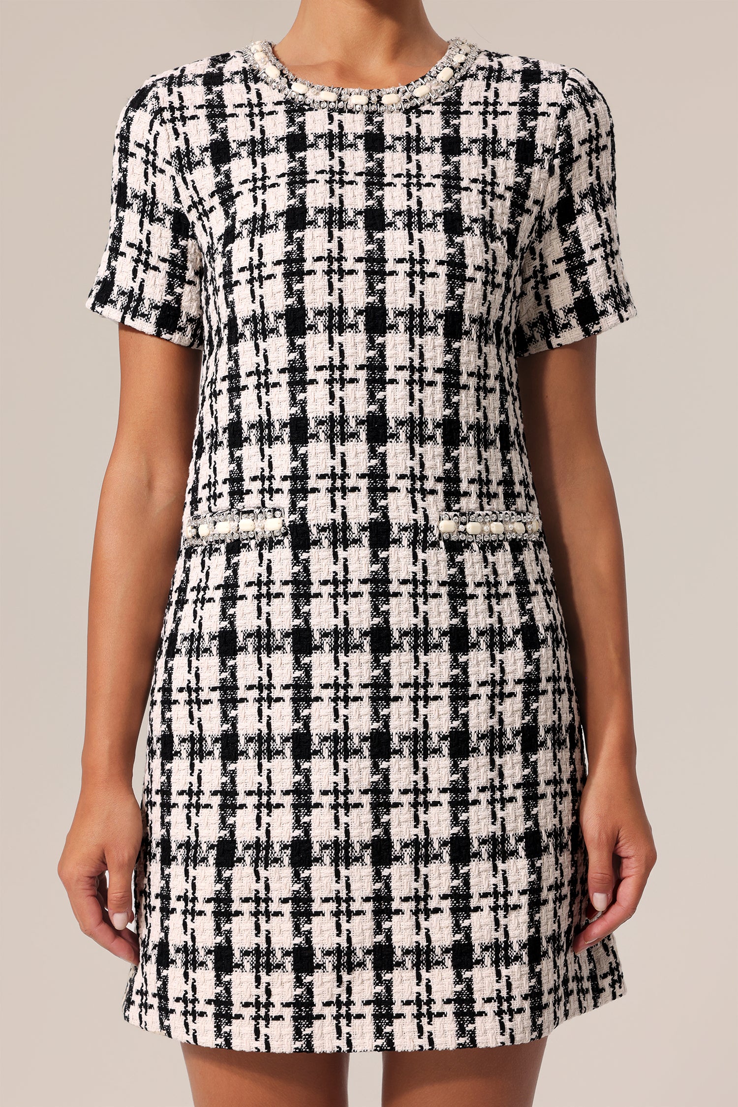 Yvan Round Neck Sleeveless Mini Dress