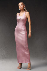 Verues Sleeveless Starfish Bandage Maxi Dress