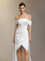 Marris off-shoulder detachable maxi wedding dress