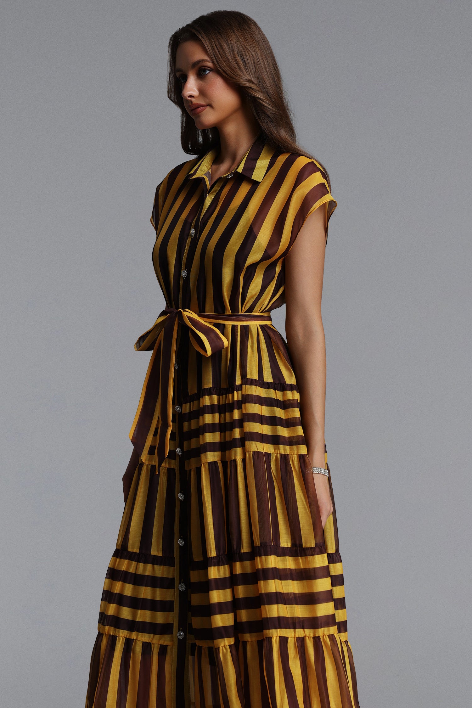 Vioky Resort Flowy Sleeveless Woven Maxi Dress