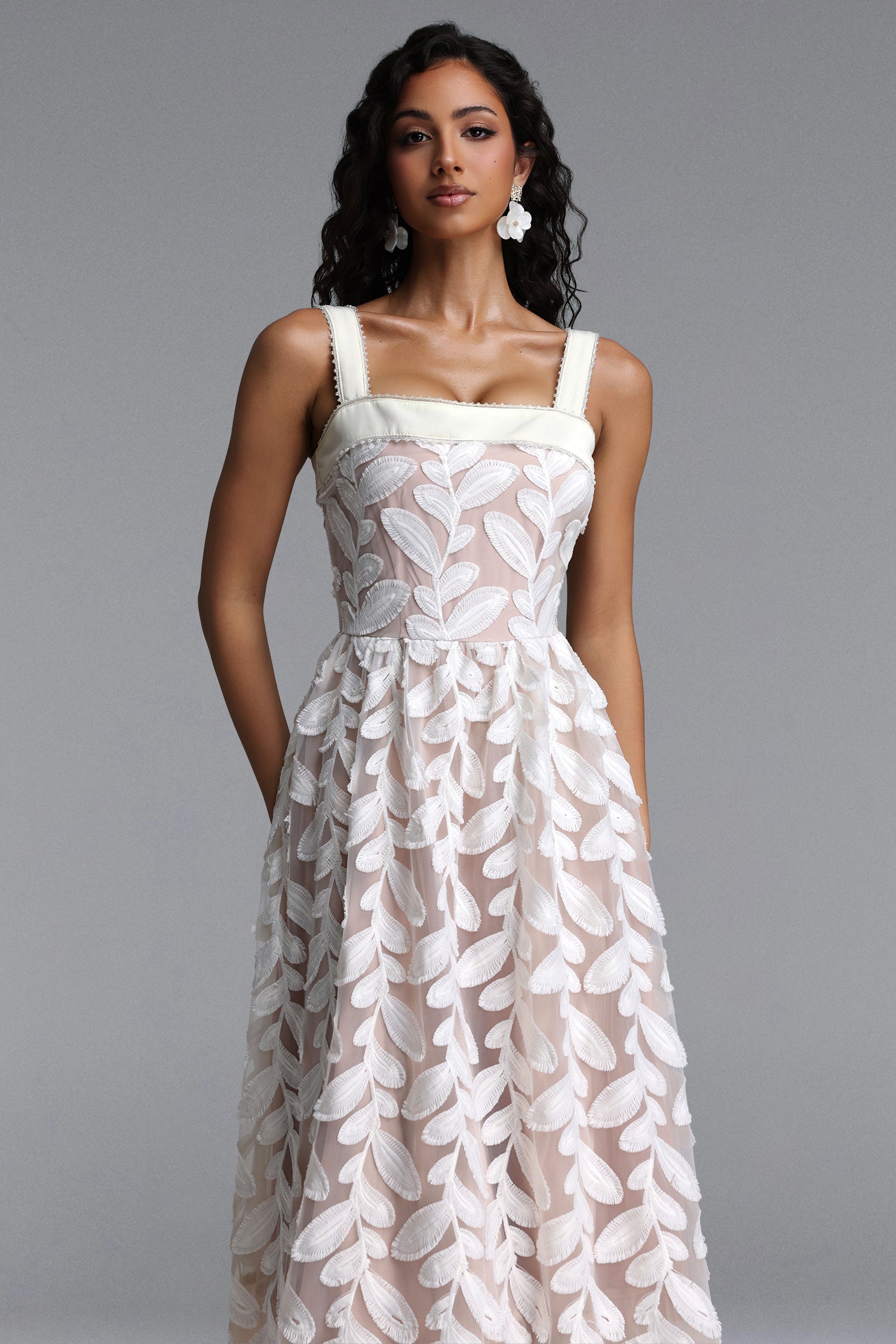Pascale Resort Flowy Sleeveless Woven Maxi Dress