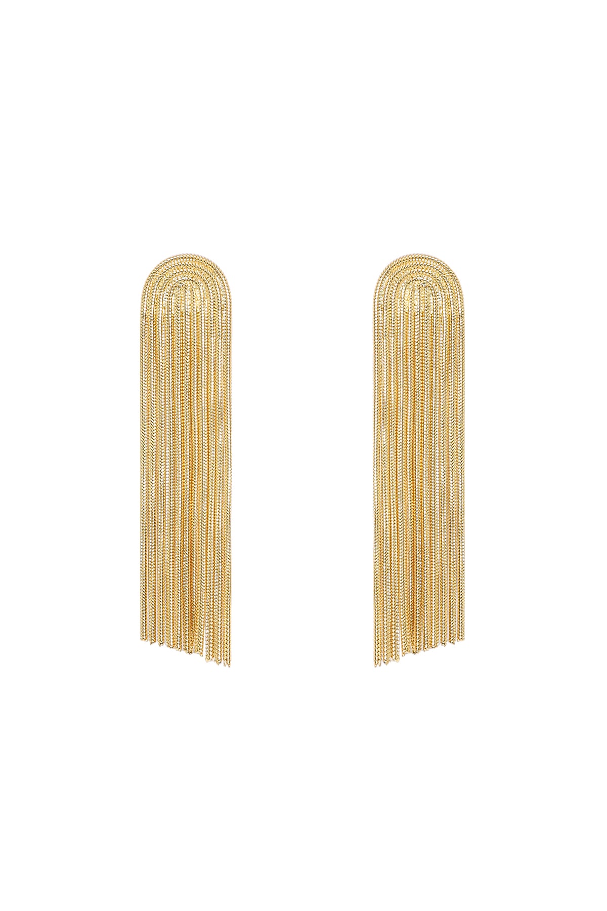 Kiwis Circle Tassel Earrings