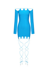 Quana Mini Dress - Blue