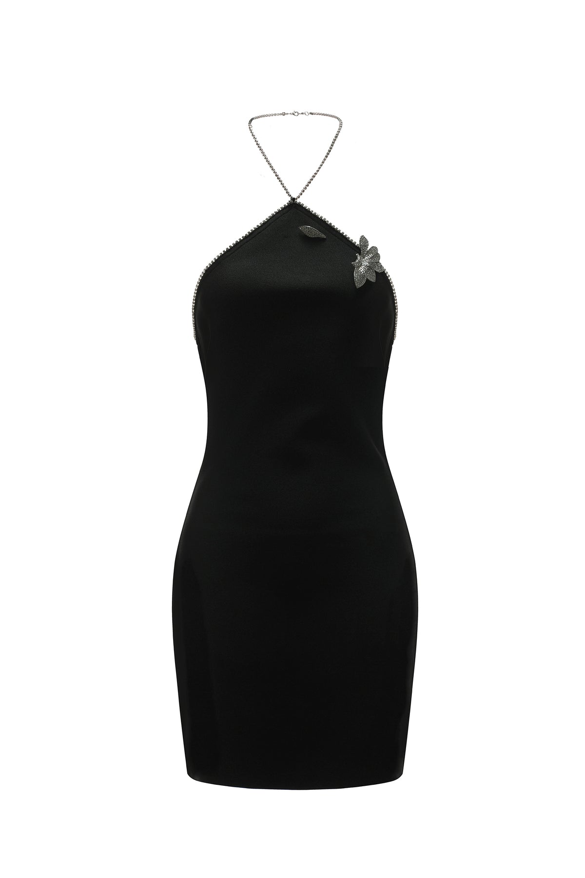 Evanfeline Halterneck Bandage Mini Dress