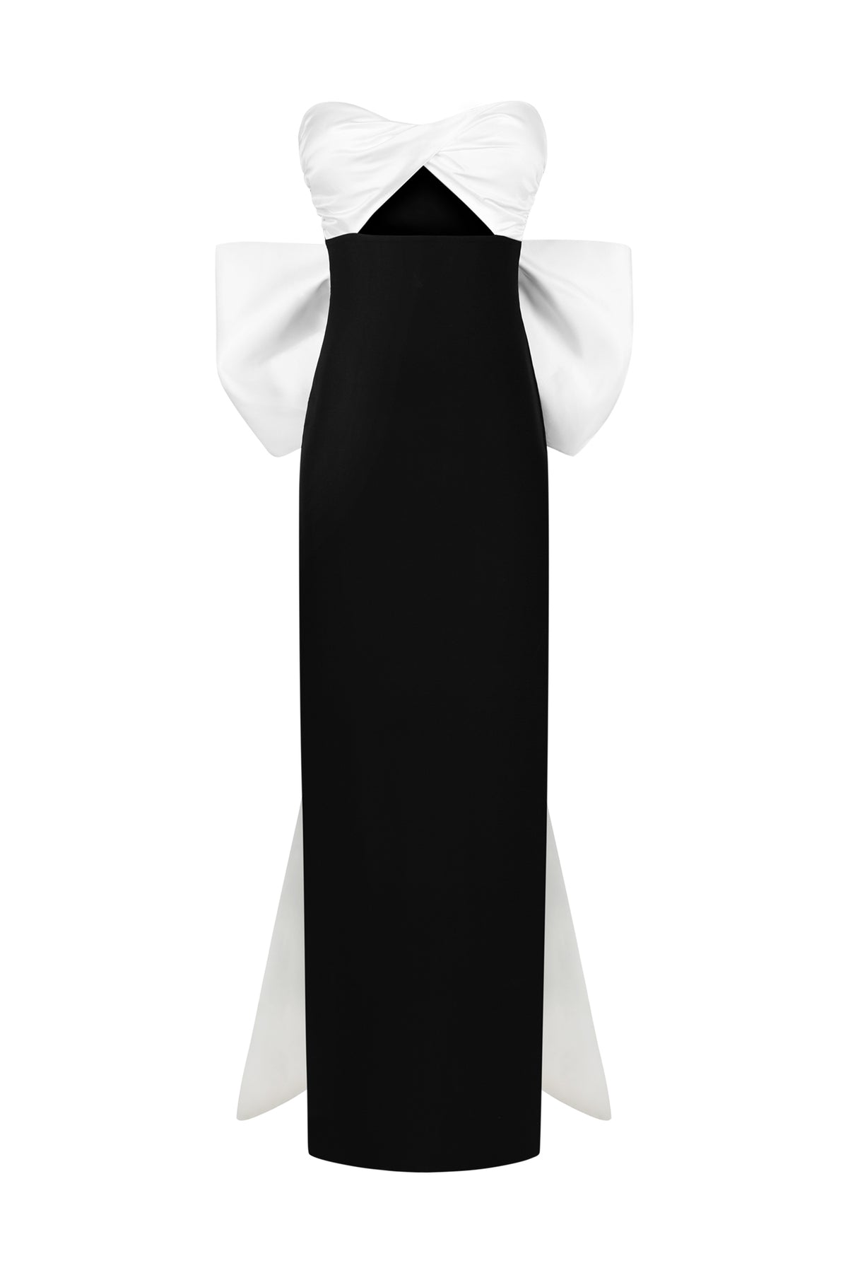 Raidah Sleeveless Bow Hollowed out Bandage Maxi Dress