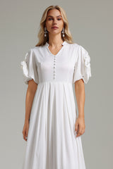 Dlasa Floral Embellished Sleeves Dress