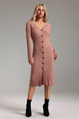 Yoland V Neck Midi Dress
