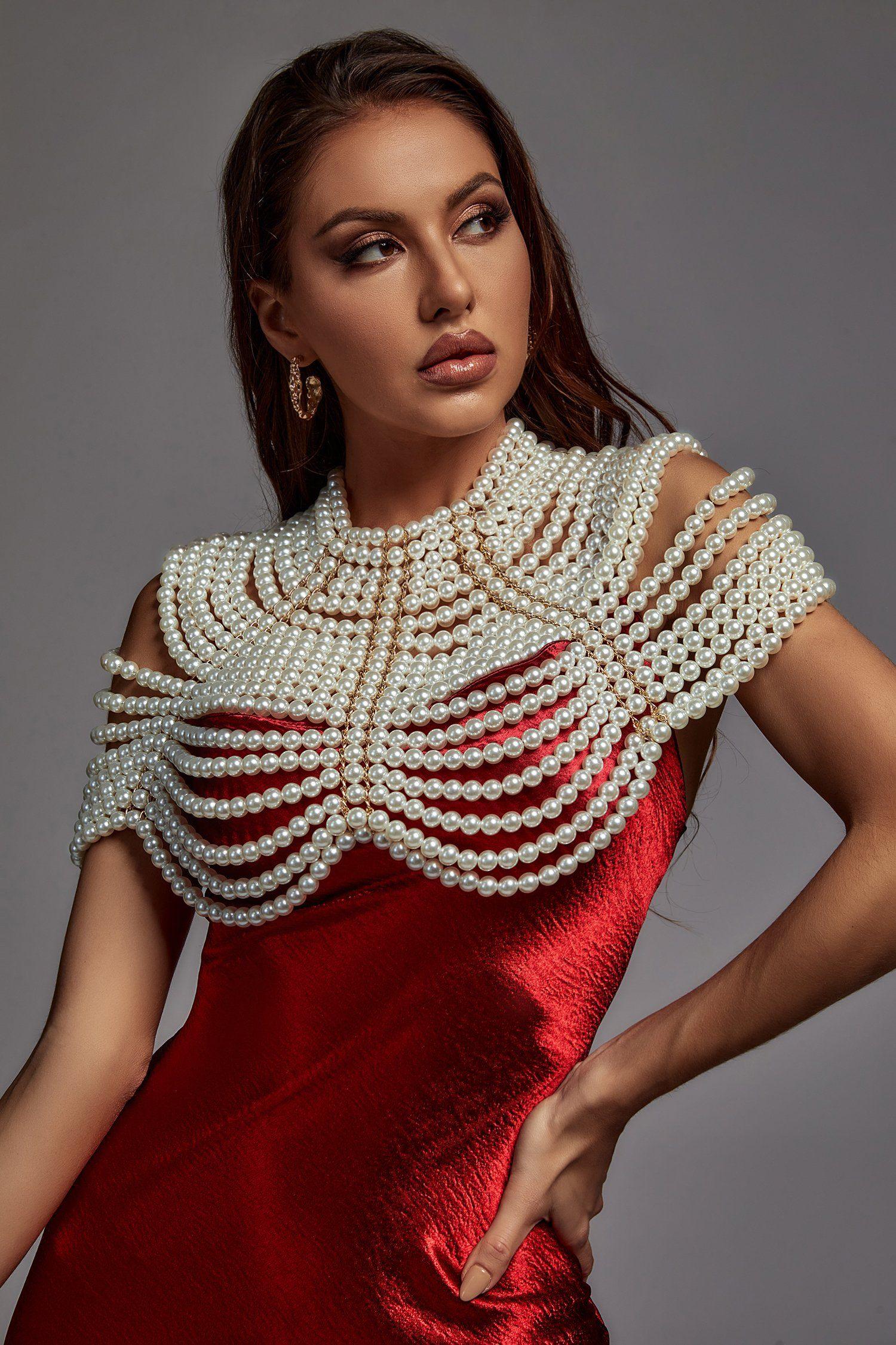 natia_natsi - Pearl Shawl Top